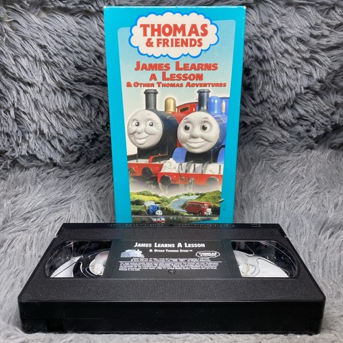 Thomas & Friends - James Learns a Lesson & Other Stories VHS Tape 1992 Train - Picture 1 of 8