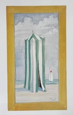 Paul Brent ~ GREEN CABANA~Signed Art Prints 19x12