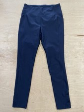 Women's Mondetta Navy Blue High-Waist Leggings With Side Pockets Size M