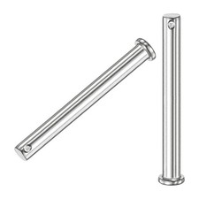 2-Pack Single Hole Clevis Pins, M10 x 110mm Stainless Steel Fastener