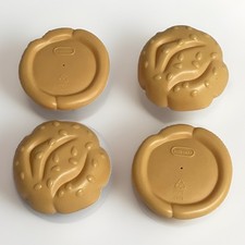 2 Little Tikes Food Cook 'n Learn Smart Kitchen Hamburger Buns Play Food