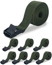 Durable Trail Camera Straps - 6ft Nylon Fiber Mounting Straps with Alloy Buckle