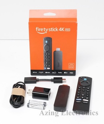 Amazon Fire TV Stick 4K MAX (2nd Gen) K3R6AT w/ Alexa Voice Remote Enhanced