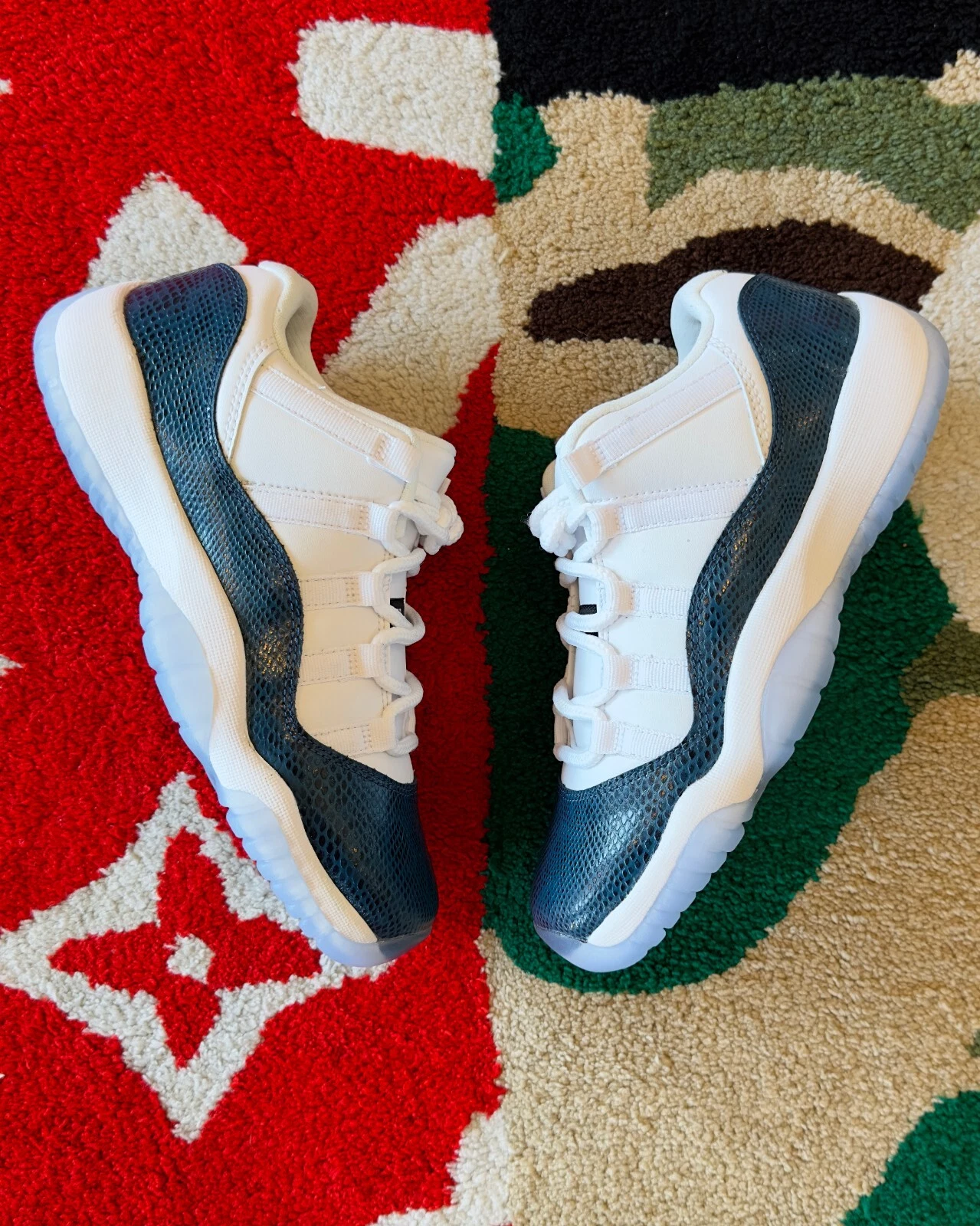 Taglia 7Y Jordan 11 retrò Low Snake Navy (2019) (GS)