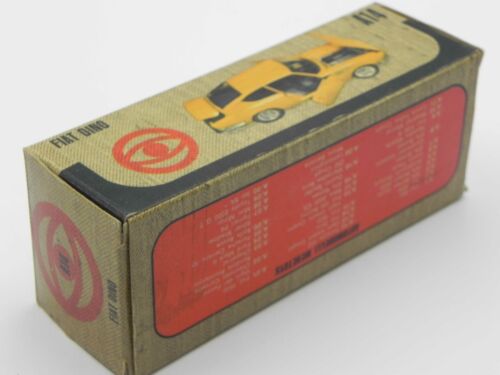 Mebetoys A14 Fiat Dino rosso pastello in scatola w/ box 1/43 die cast - Foto 9 di 9