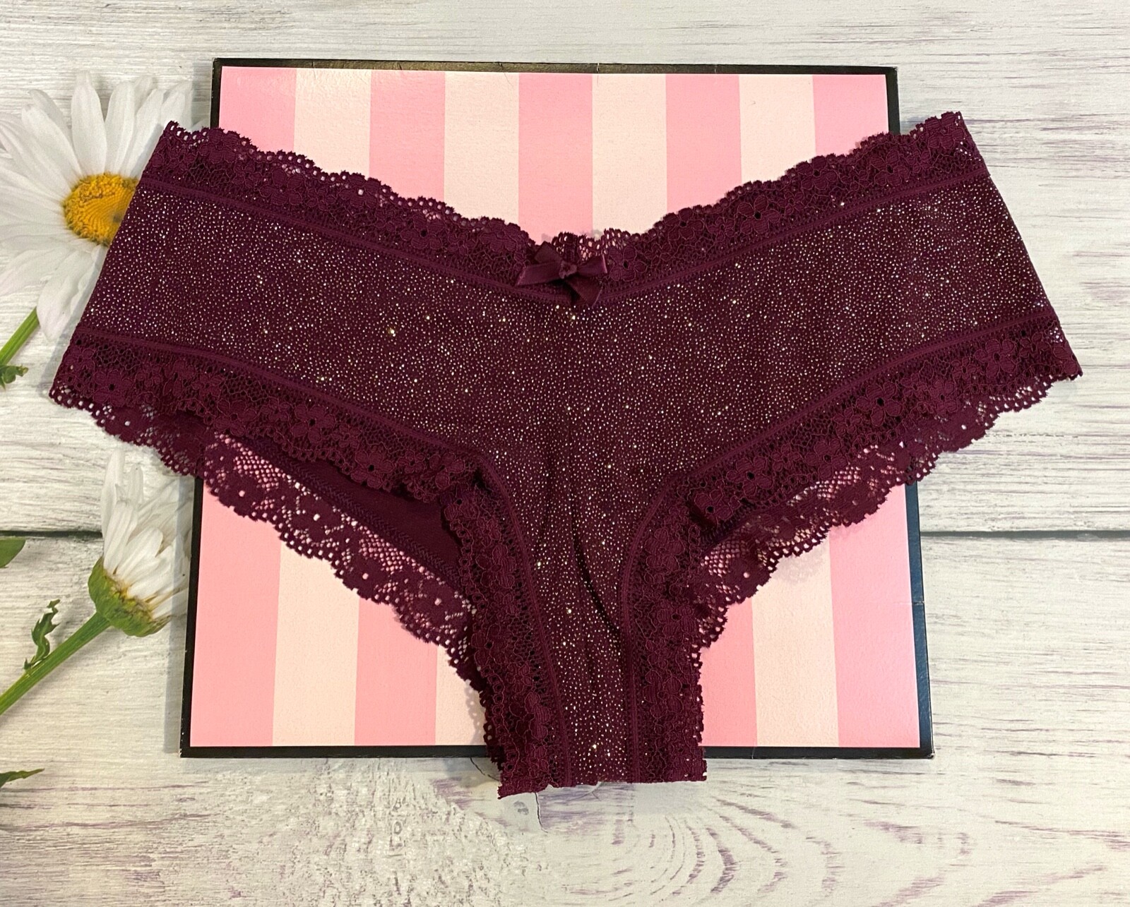 NWT Victoria's Secret Strappy Panties Lace Underwear Cheeky Panty