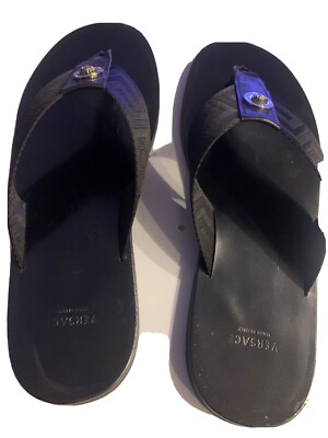 versace men slippers wirh mendusa heas