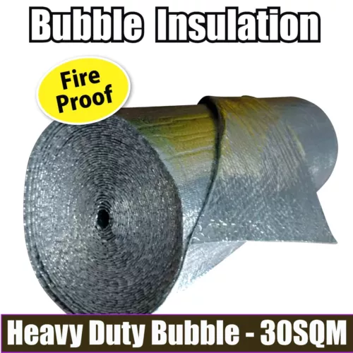AIR BUBBLE CELL INSULATION REFLECTIVE FOIL ROOF ALUMINIUM 180M2 RADIANTSHIELD - Picture 9 of 11