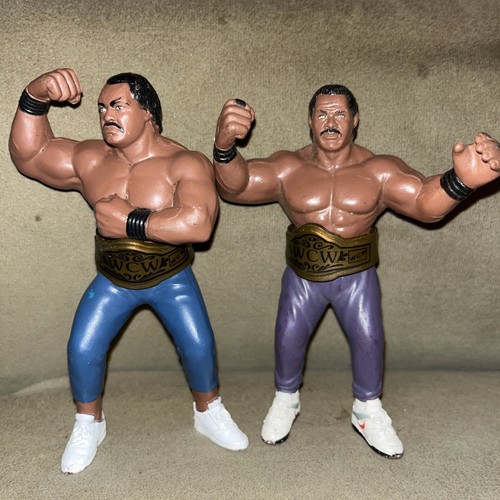 Ron Simmons and Butch Reed Doom 1991 WCW Galoob Fi...