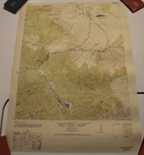 BOREGO California USGS Topographic Map 1952 Vintage 22x17