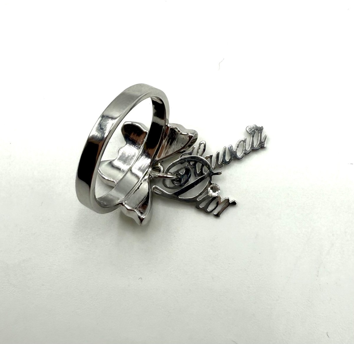 New Authentic Christian DIOR Butterfly Ring w/Logo, Hawaii