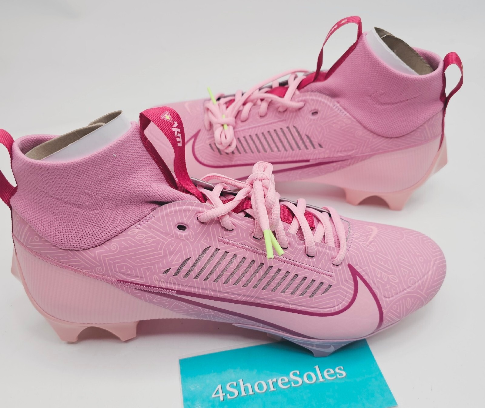 Nike Men's 12 Vapor Edge Pro 360 2 Kyler Murray Football Cleats Pink