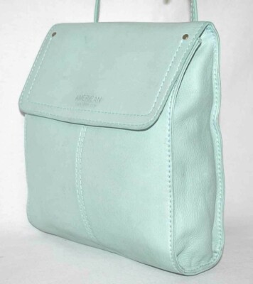 American Leather Co. Large RFID Crossbody- Kansas, Morning  display picture 1