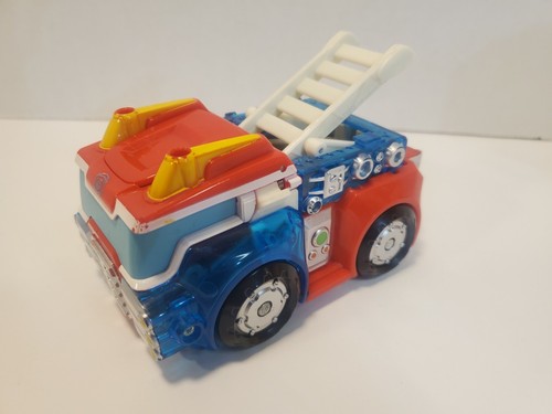 Playskool Transformers Rescue Bots - Action Figure Fire-Bot Heatwave, Conversione 2-in-1 Per Bambini 3+