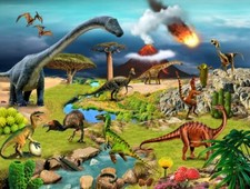 Dinosaurs Jigsaw puzzle 250 pieces any holiday board game for boys