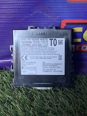 13 LEXUS GS450 TPMS MODULE TIRE PRESSURE MONITOR OEM PN # 8976A-33010 ...