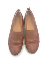 Vionic Linden Loafers Womens Sz 10 Brown Leather Slip On Comfort Orthopedic Shoe