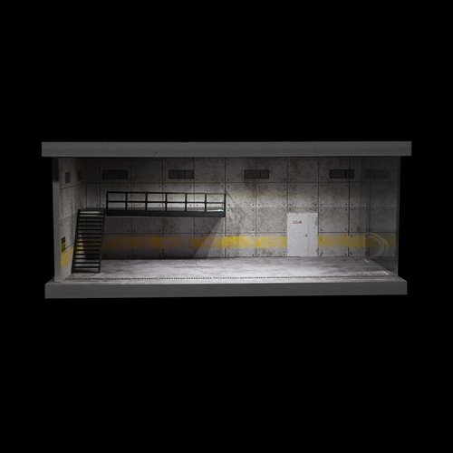 Diorama 1:64 Car Garage Model LED City Maintenance Workshop Scene Display Model - Picture 30 of 57