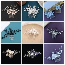 Variouse Handmade Flower Insert Hair Comb Bridal Headwear Wedding Accessories