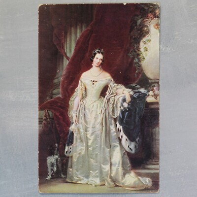 Russian Empress Alexandra Feodorovna ROMANOVA Tsarist Russia postcard 1909s 