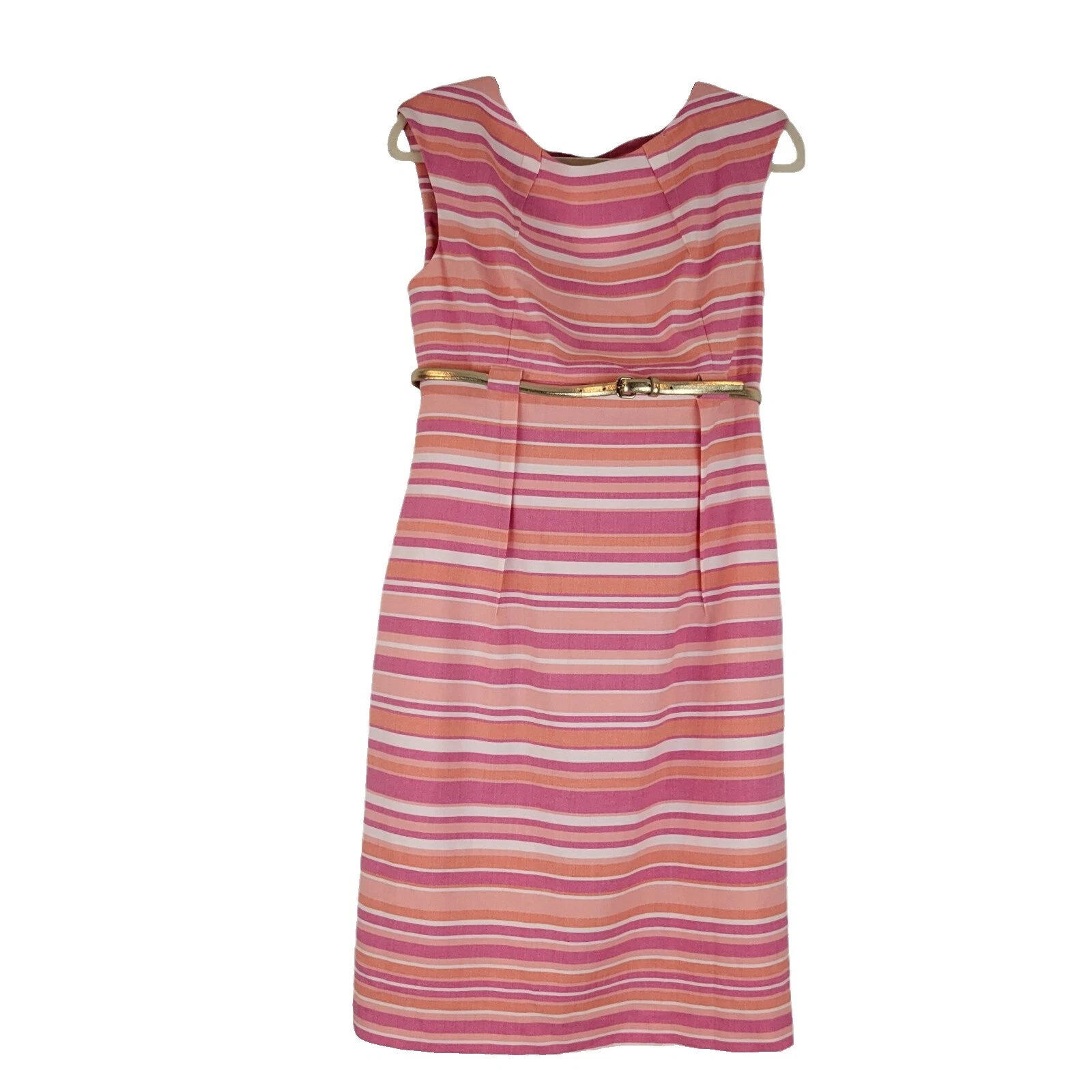 Calvin Klein Business Dresses Sheath Striped