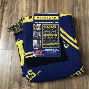 Michigan Wolverines 46x60 Micro Raschel Halftone Throw ...