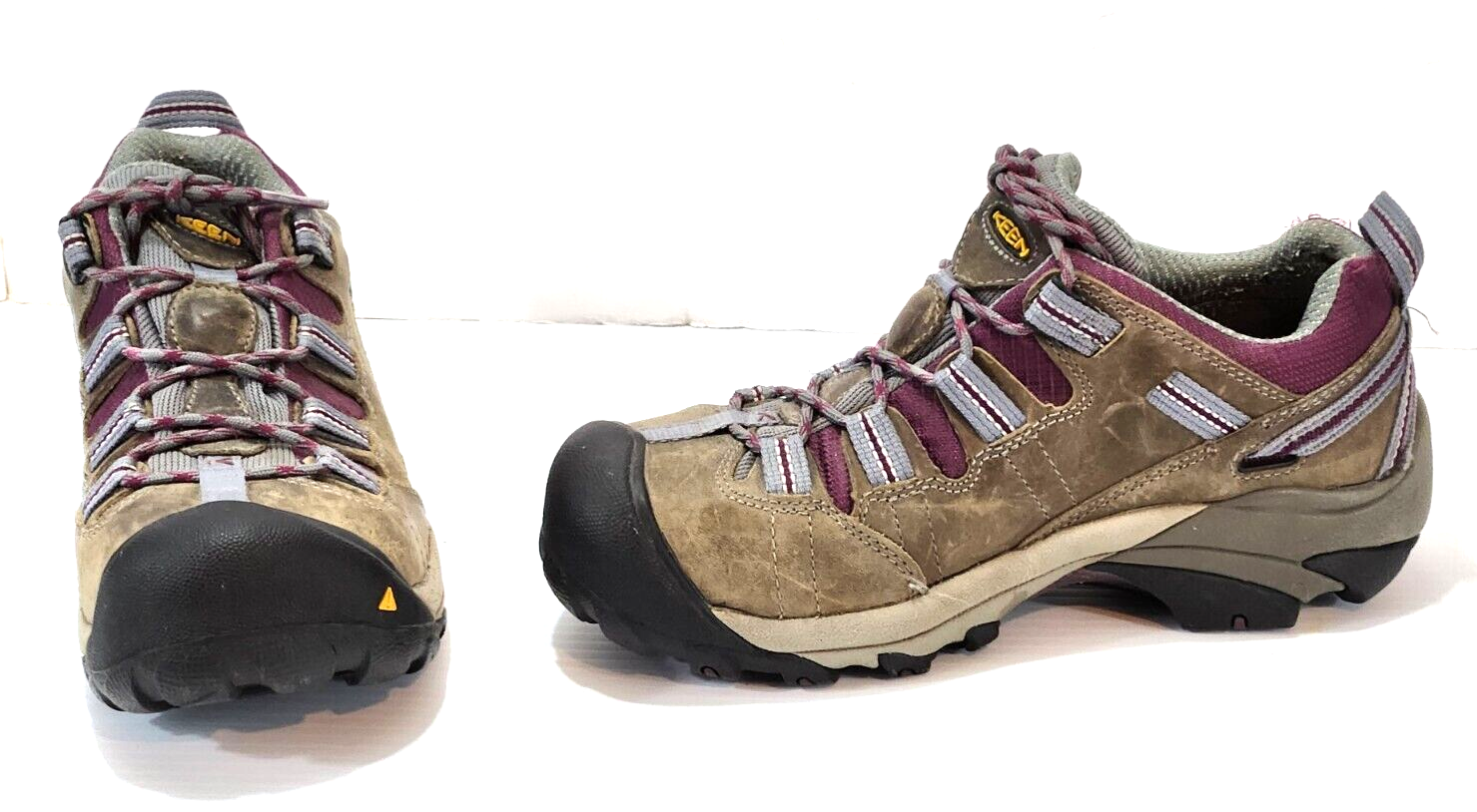 Scarpe da trekking lavoro KEEN Utility punta acciaio donna misura 7 5 ASTM F2413 11 grigio rosa
