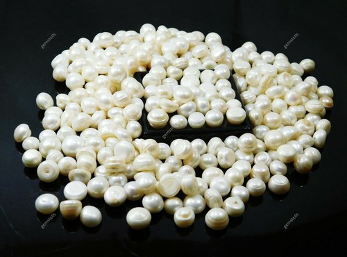 Cabochon Cut Natural White Pearl Lot 555 Carat Loose Gemstone CERTIFIED - Picture 2 of 16