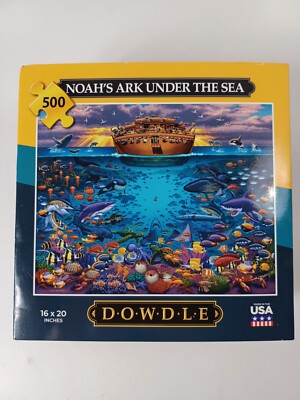 Dowdle Noah’s Ark Under The Sea 500 Piece Jigsaw Puzzle 16 x 20 New ...