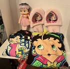 Betty Boop Collection 12” Vinyl Doll, 2 Girls Shirts 12&14,slippers 6-1/2to7-1/2 — photo 1