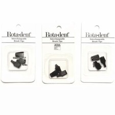 Rota-Dent Electric Toothbrush Replacement Brush Head Tip Short Flat Pro-Dentec