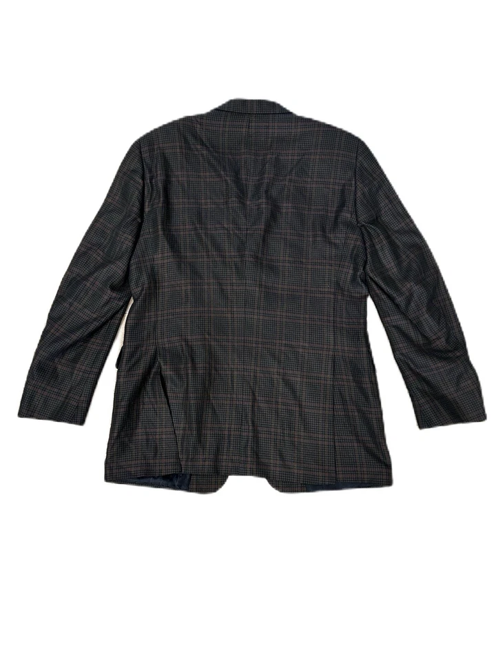 Blazer Arnold Brant 42L Italia Bambú Cuadros Cuadros Abrigo Deportivo Color Neutro Chaqueta Foto 2 de 4