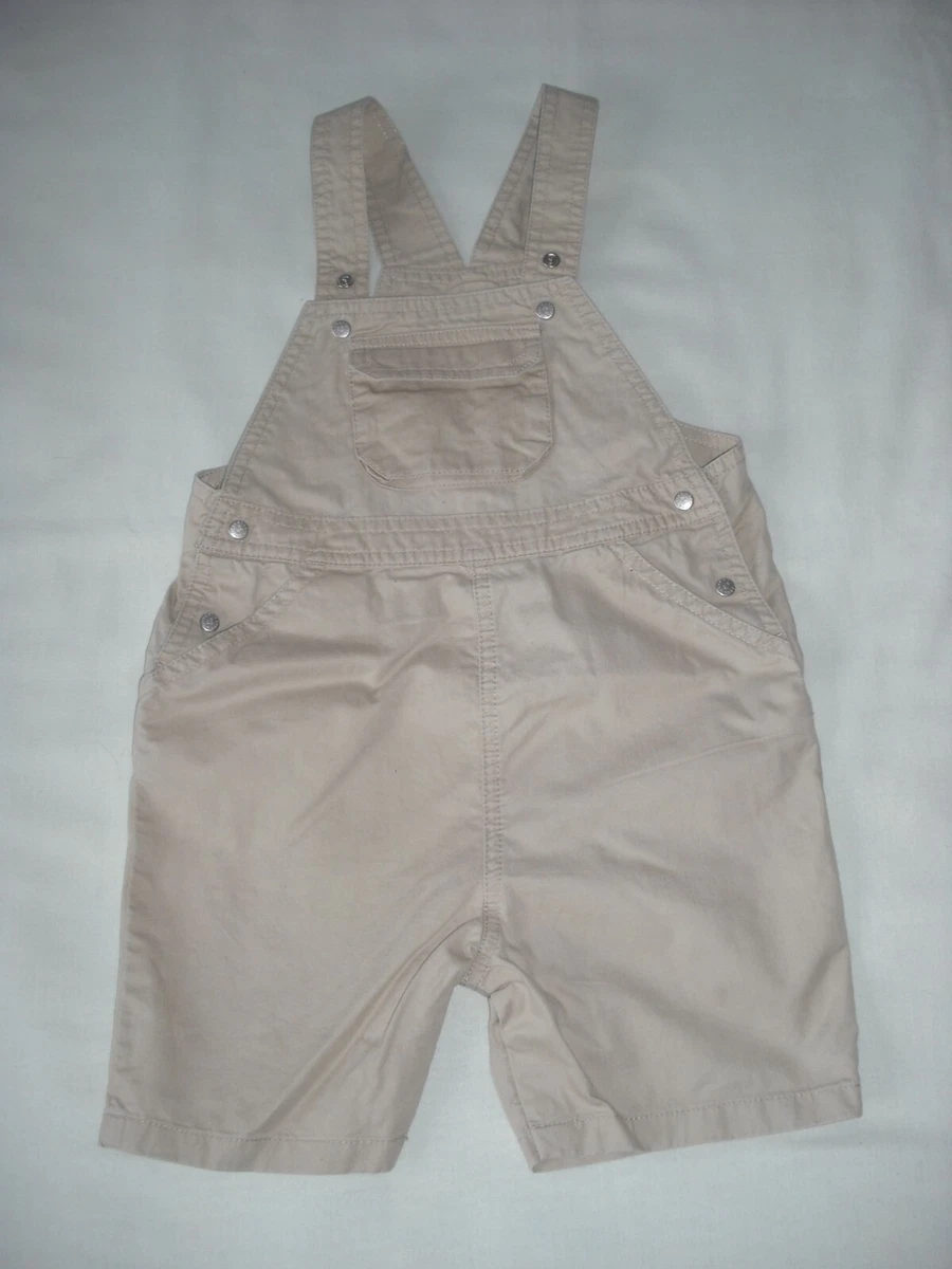 Canari baby beige stone short dungarees 23 months spring summer