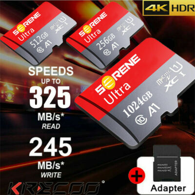 Micro SD Card Ultra 32GB 64GB 128GB 256GB 1024GB Class 10 TF Wholesale Lot