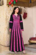 Embroidery Jordanian Palestinian Thob Abaya Heritage Traditional Dress