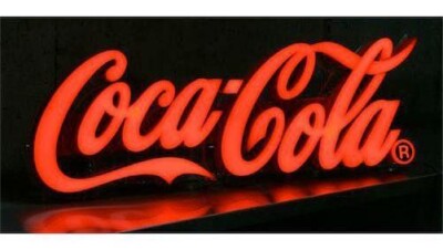 Vintage Coca Cola Mini LED Neon Sign - Retro Lighted Lettering