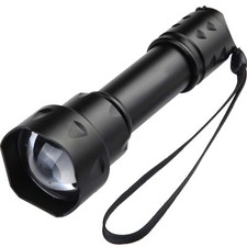 UniqueFire T20 38mm Zoomable IR Infrared 850nm LED Hunting Flashlight  Switch