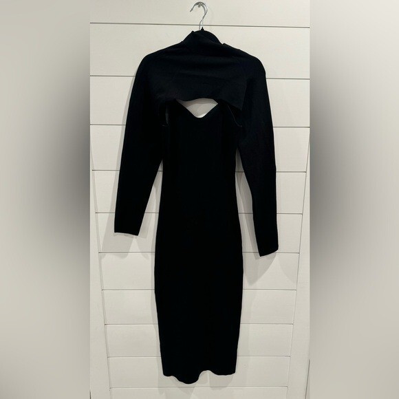 nanushka knit dress Mirell - Fine Merino Rib Long Dress