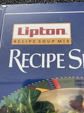 Lipton Recipe Soup Mix Recipe Secrets Recipe Book 94 Pages Hardcover 1995 Sealed