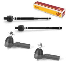 Inner & Outer Tie Rod End Kit for 2007-2012 Nissan Sentra 95-98 200SX 4 PCS