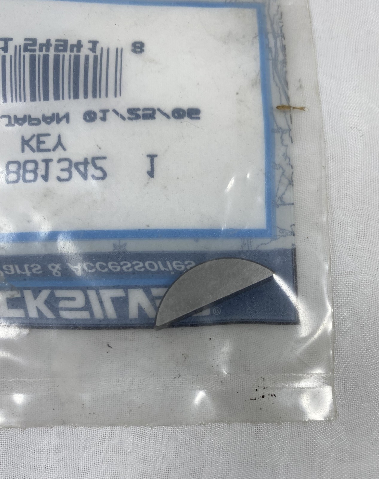 Mercury Mercruiser Quicksilver Key OEM Part # 28-881342 1 for sale  