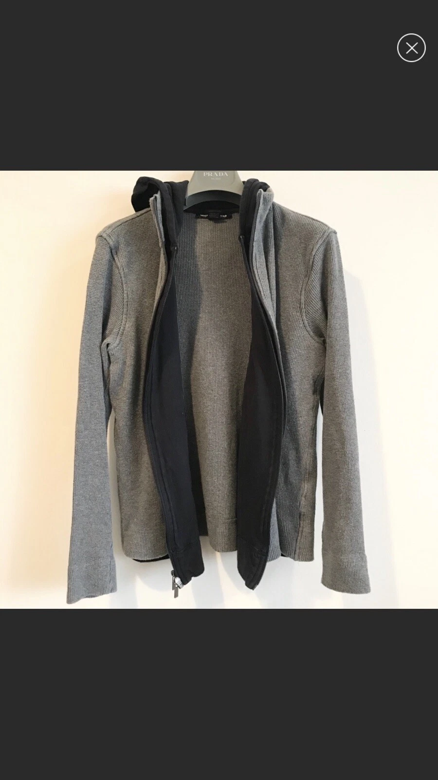 Michael Kors Men’s Size S Double Zip Thermal Front Hoodie Mint Condition