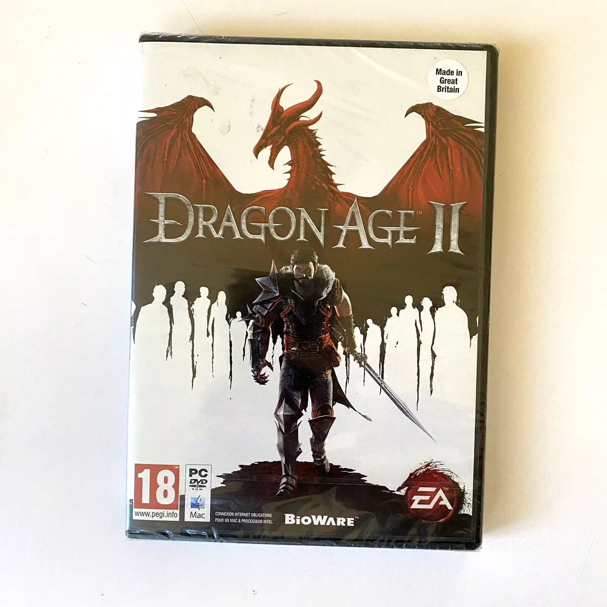 Dragon Age II 2 for PC Game Origin French Version Still Sealed