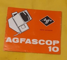 Bedienungsanleitung f&uuml;r Diabetrachter Agfascop 10 Agfa