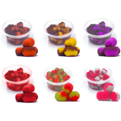 FANATIK Boilie Smoktunets 5-12mm 6 Aromen 30ml Pop-Up Karpfenköder Method Feeder