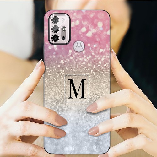 Glitter Personalised Name Phone For Motorola Moto G14 G84 G54 E14 G85 Case Cover - Picture 63 of 102