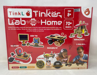 TinkL Tinker Lab @ Home STEM Toy w/70+ STEM Projects for Kids 8+
