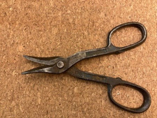 Vintage Blue Bird #207 Tin Snip Cutters Scissors. Made In USA 7"