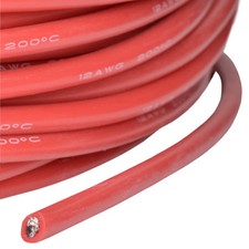 Silicone cable AWG 12 3.4 sq mm highly flexib...