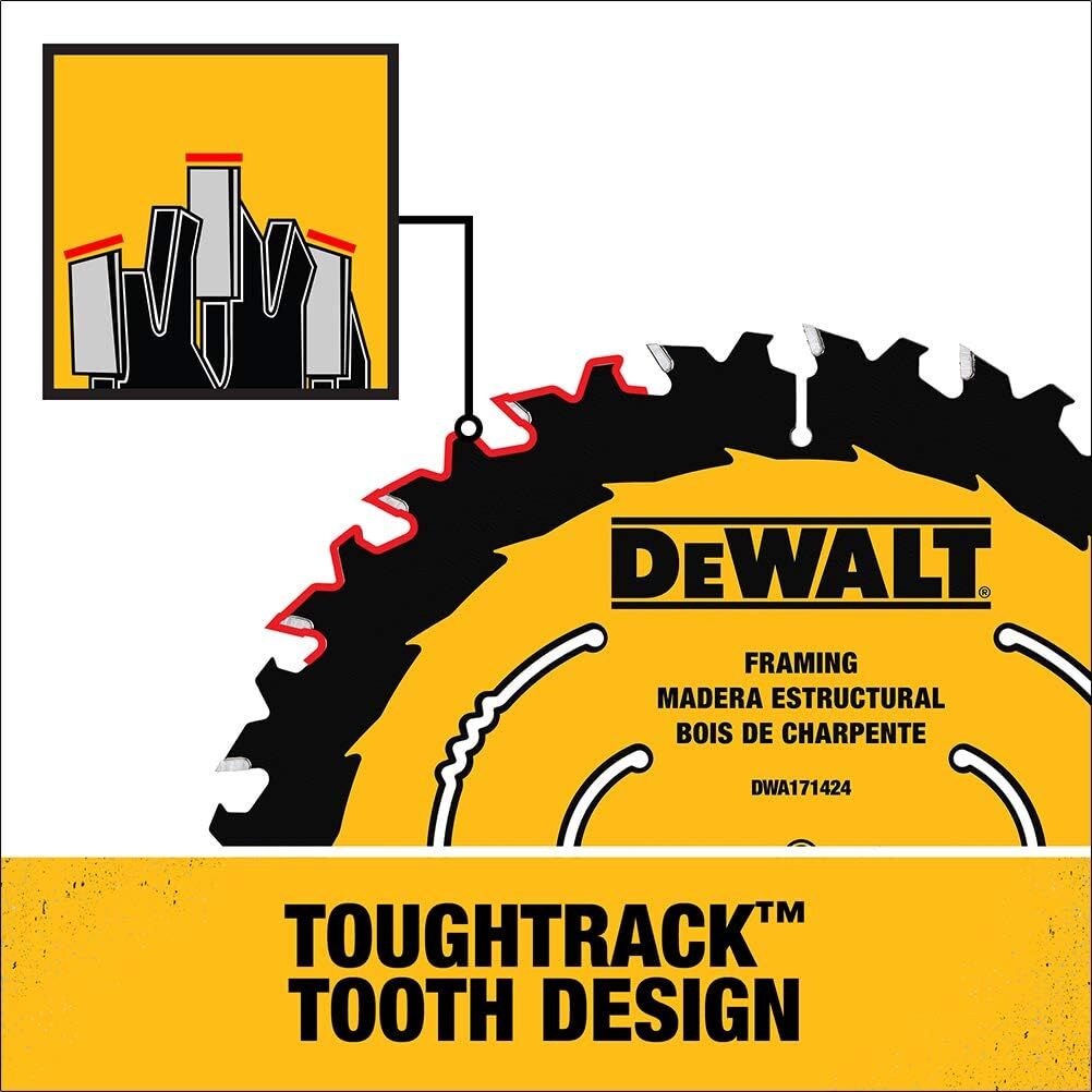 DEWALT DWA171424 71/4 Inch Circular Saw Blade, 24 Tooth, Wood Cutting